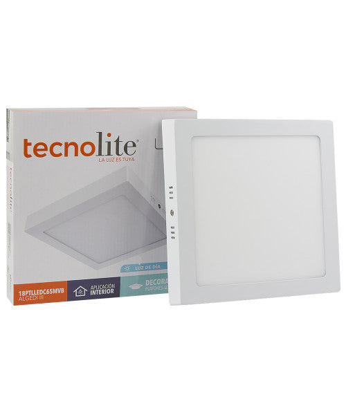 Luminario plafon Algedi III de 18w 6500k blanco Tecnolite