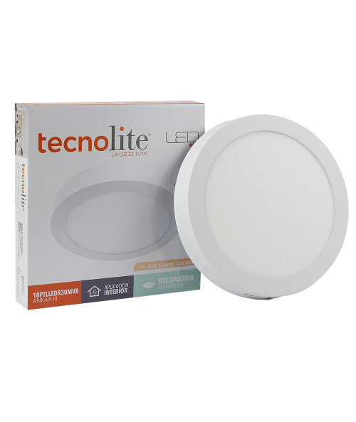 Luminaria plafon ankaa iii - 18w - 3000k blanco