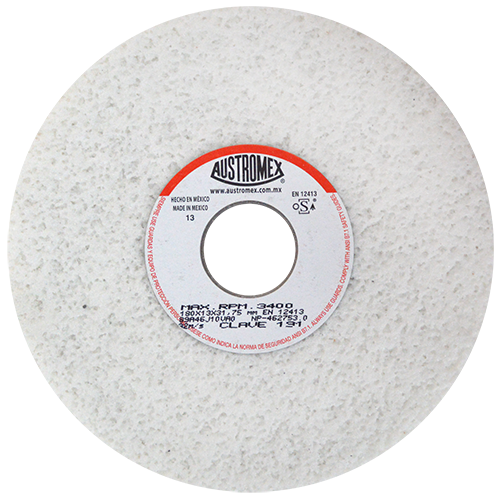Rueda abrasiva para rectificado de acero de 7'' Austromex