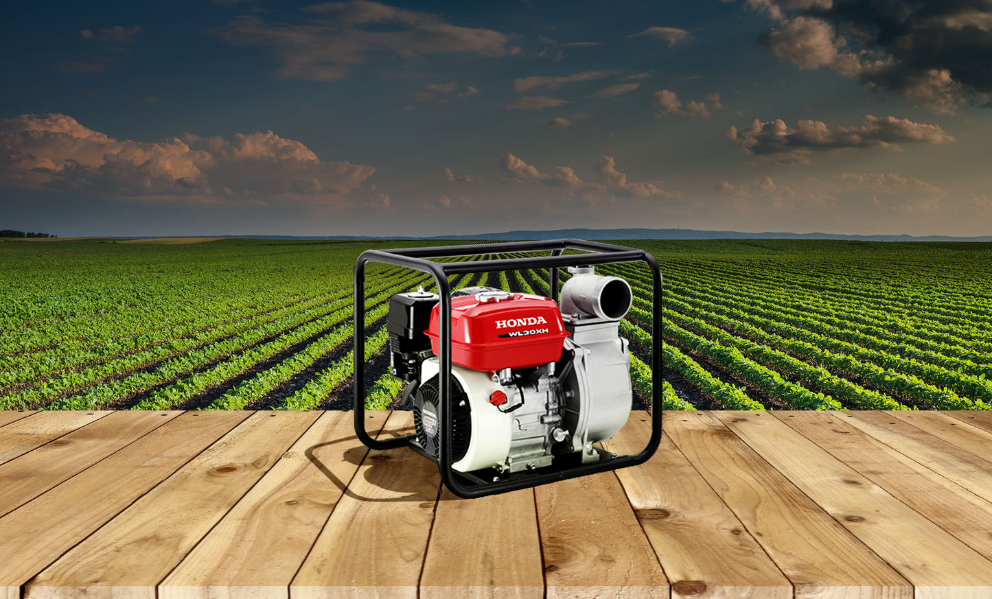 Motobomba centrifuga WL30XM Honda 163cc de 4 tiempos