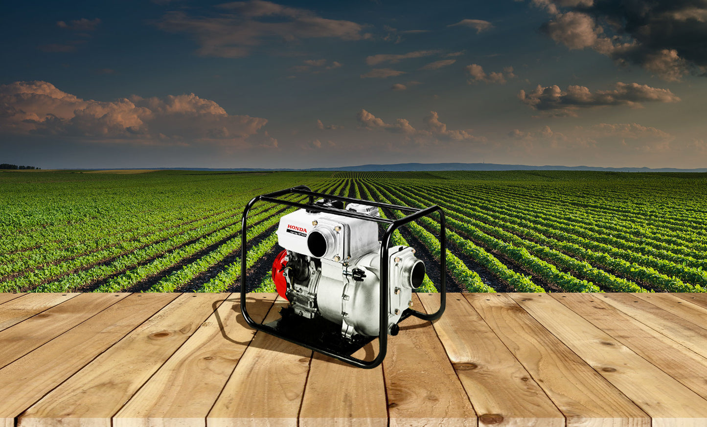 Motobomba centrifuga WT40XK3 Honda 389cc de 4 tiempos