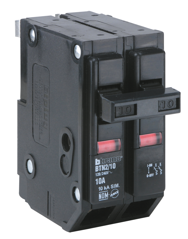 Breaker interruptor termomagnetico 2x20 a Bticino