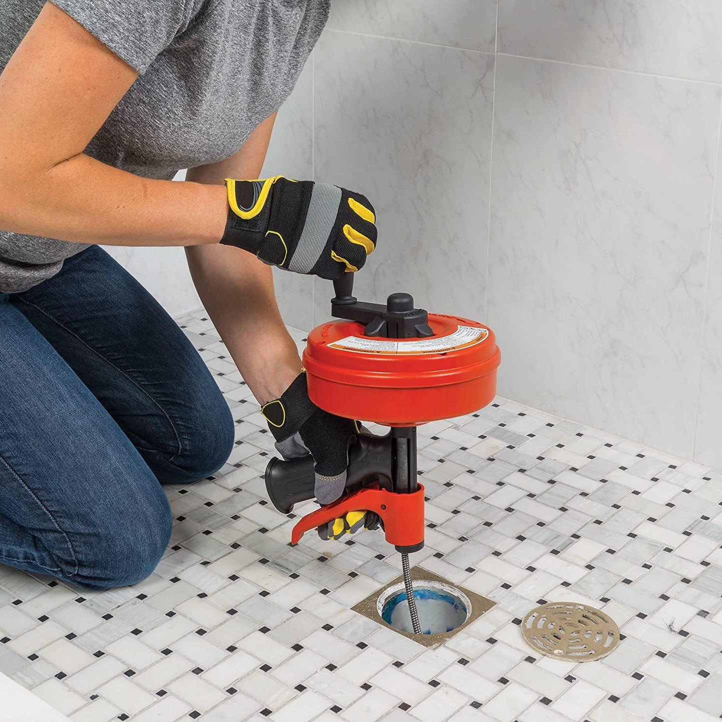 DESTAPADORA DE DRENAJE MANUAL POWER SPIN RIDGID - GRUPODONPEDRO