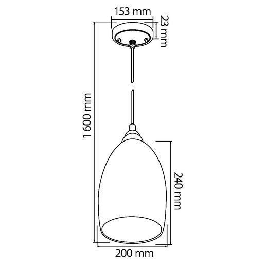 LAMPARA COLGANTE | MASSA AMBAR - GRUPODONPEDRO