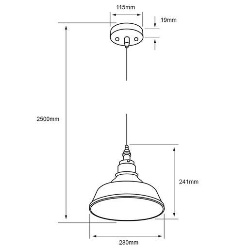 LAMPARA COLGANTE MAIA II - GRUPODONPEDRO