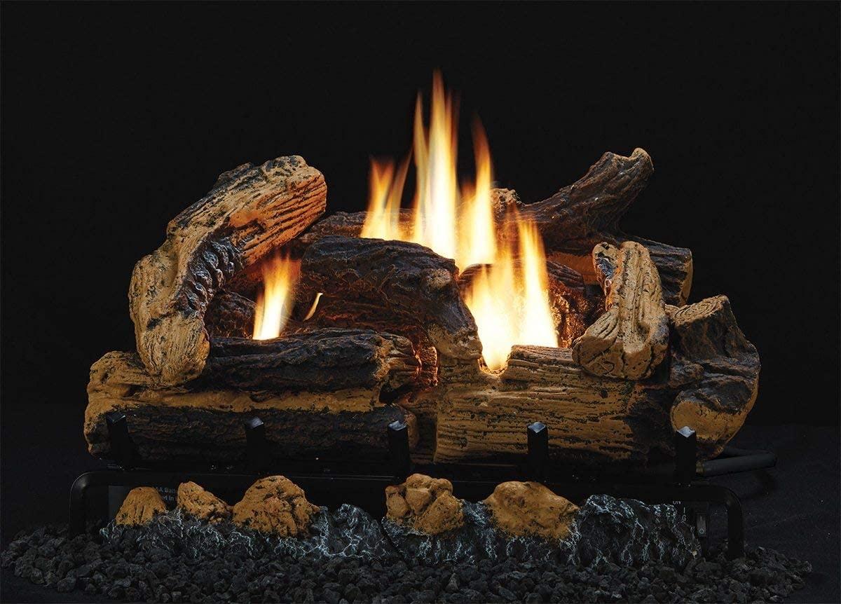 CHIMENEA DE LEÑOS 18'' CON QUEMADOR DE GAS SWITCH (SIN VENTILACION) - GRUPODONPEDRO
