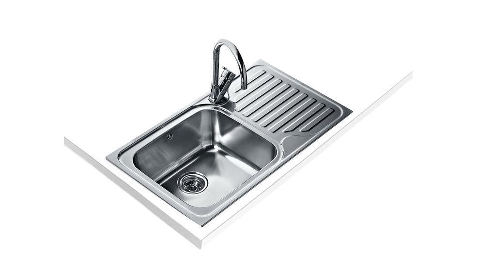 FREGADERO CLASSIC MAX DERECHA Y ENCASTRADO DE 60CM DE ACERO INOXIDABLE - GRUPODONPEDRO