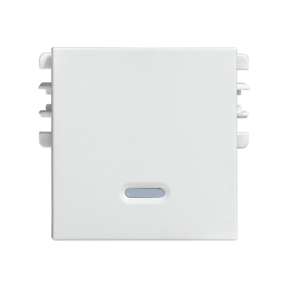 Tecla con visor 2 modulos blanco Simon 26