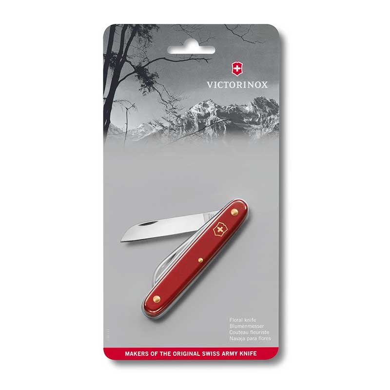 Navaja para flores y jardinería Victorinox 3.9050 Rojo