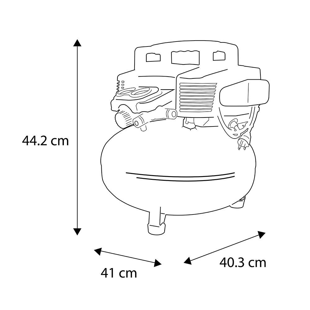 Compresor Pancake 165 PSI con Accesorios - GRUPODONPEDRO
