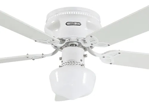 Ventilador brisa blanco de 42" con aspas reversibles Coolfan