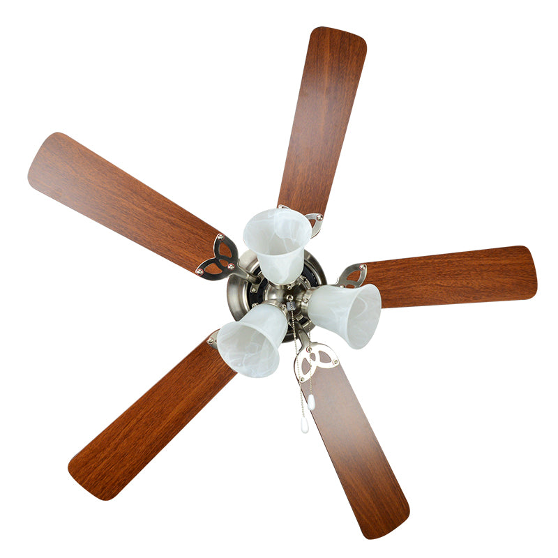 Ventilador brisa niquel cepillado de 42" con aspas reversibles Coolfan