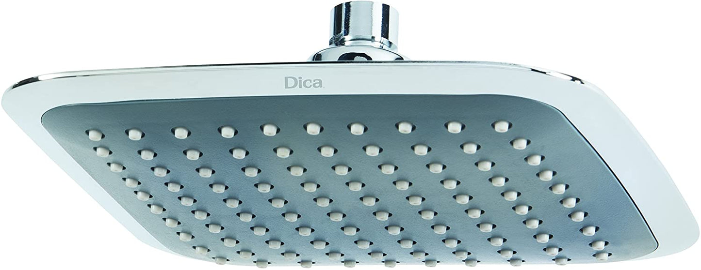 Regadera plato cuadrada 8" 4531bl Dica