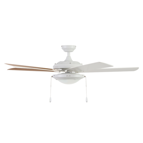 Ventilador Vendaval Coolfan aspas reversibles blanco maple de 52''