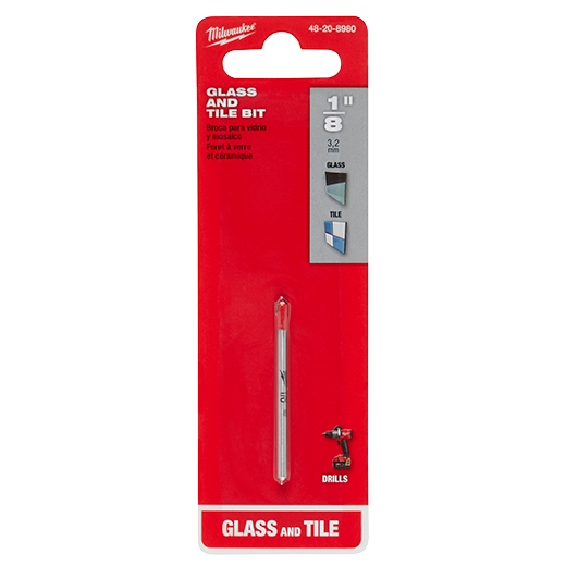 Broca para vidrio y azulejos de 1/8'' Milwaukee