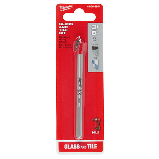 Broca para azulejos y vidrio de 3/8'' Milwaukee