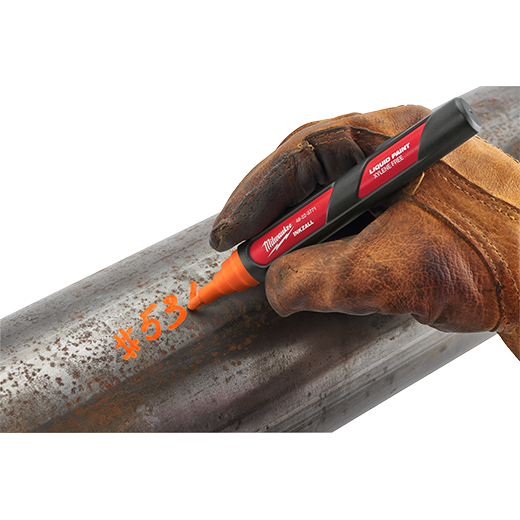 Marcador de pintura liquida inkzall naranja Milwaukee