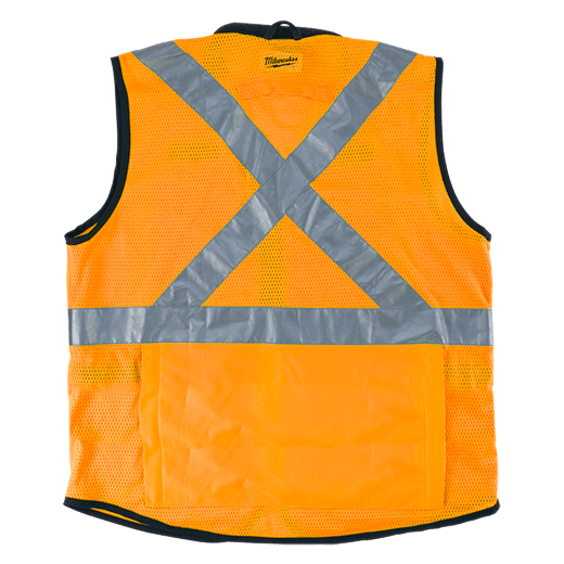 Chaleco de caza naranja alta visibilidad TALLAS GRANDES 7 XL