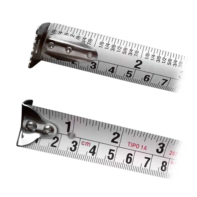 Flexometro de doble impresion 8m Bellota