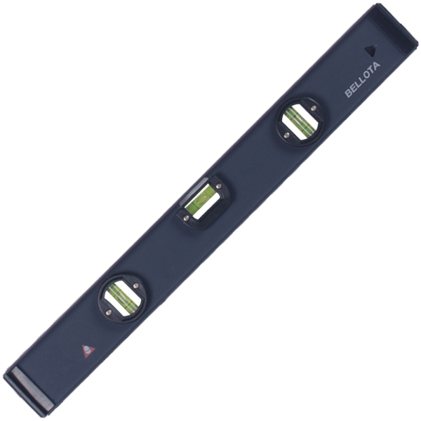 Nivel de aluminio de 48'' con 3 gotas Bellota