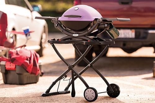 ASADOR PORTATIL DE GAS Q1200 MORADO - GRUPODONPEDRO