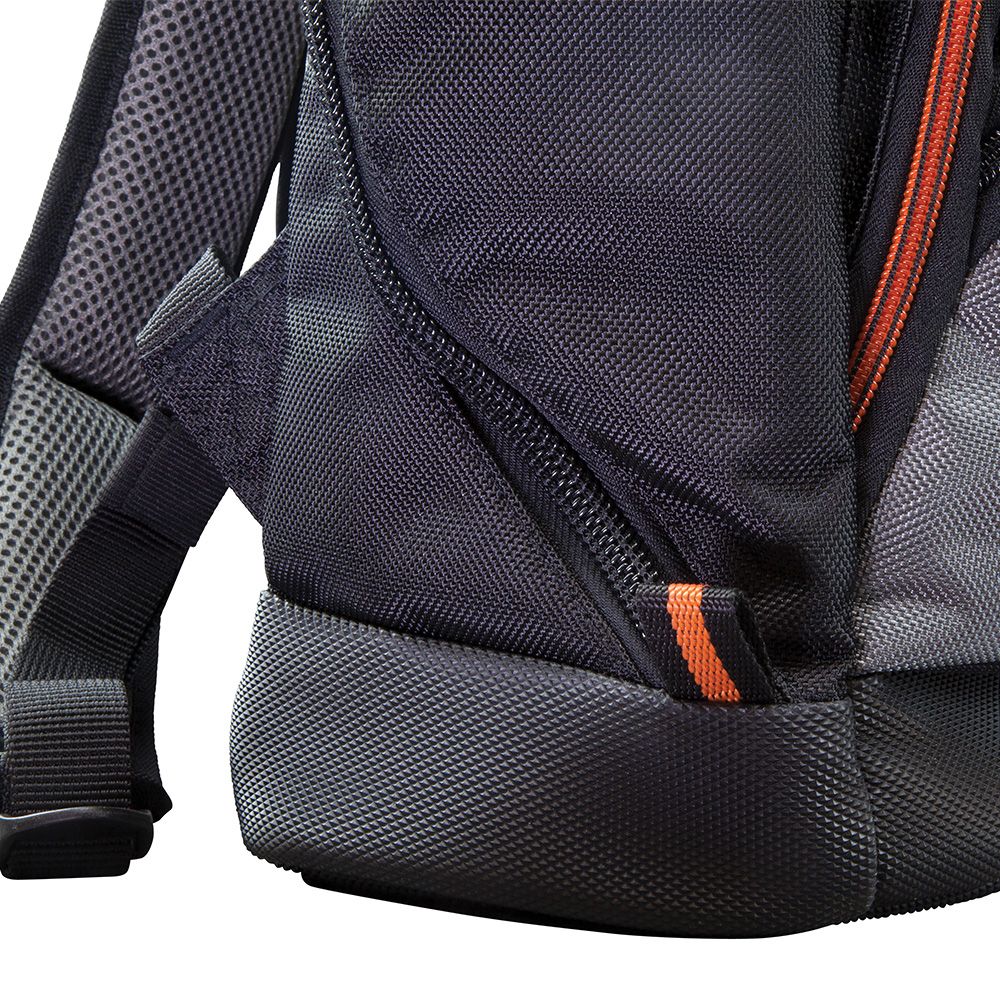 Mochila para herramientas Tradesman Pro negra con 35 bolsillos