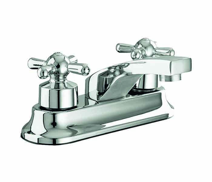 Mezcladora de 4 pulgadas para lavabo con manerales cruceta 59cn