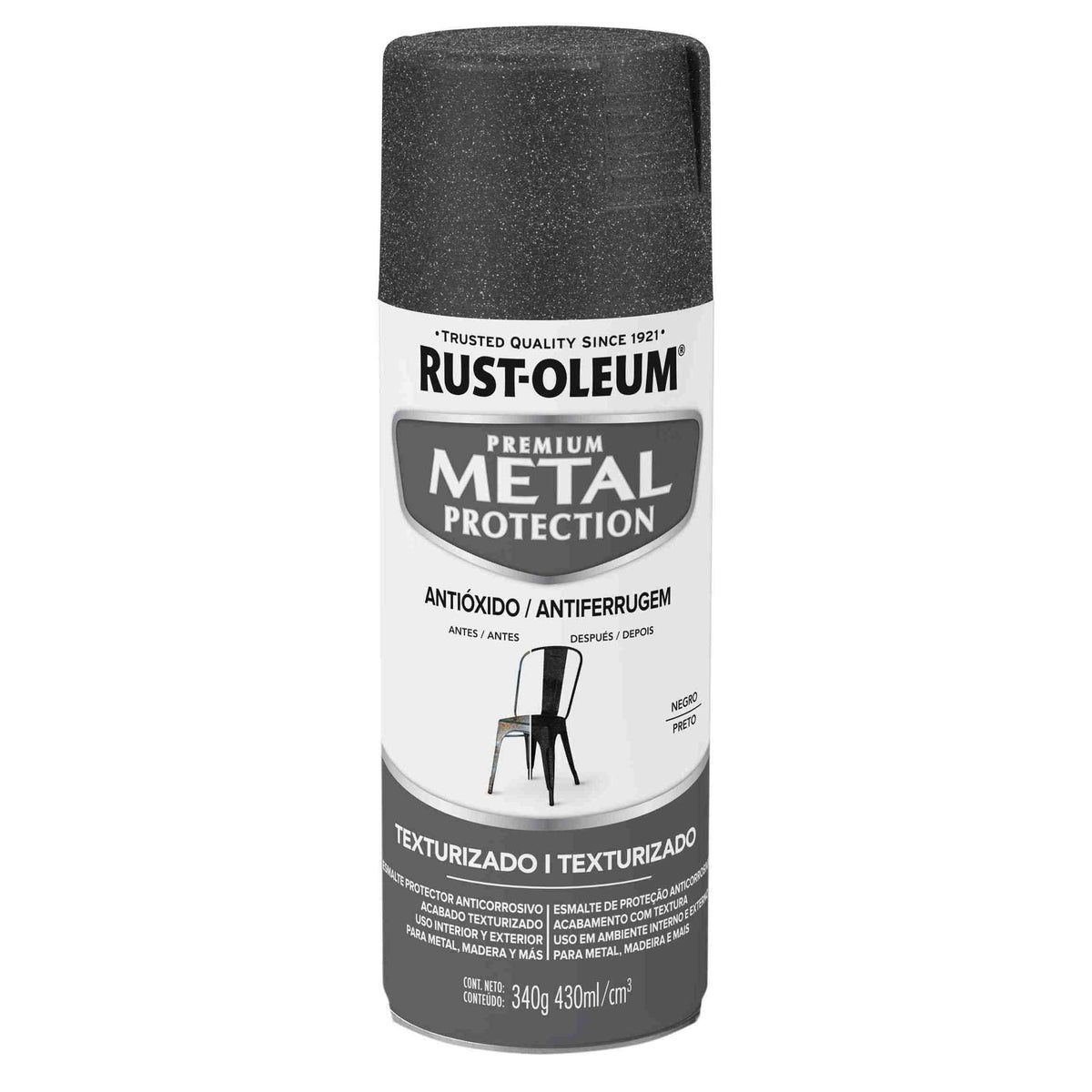 Pintura Antioxido Metal Protection Rust-Oleum Martillado 430mL