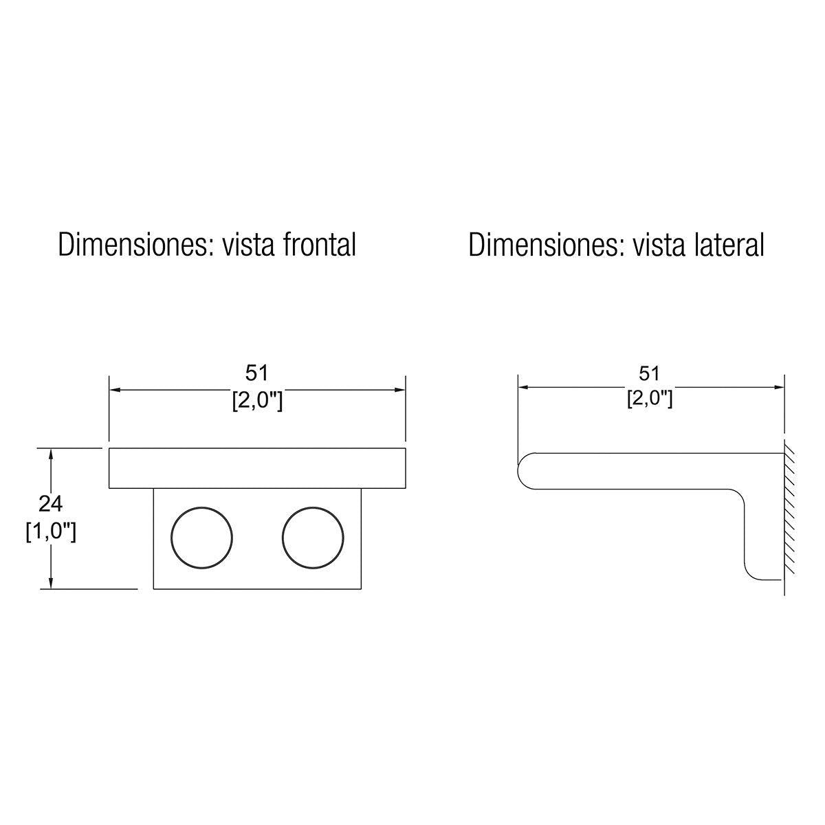 GANCHO SENCILLO ACCESS EBANO HELVEX - GRUPODONPEDRO