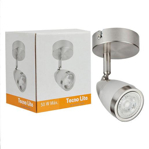 LAMPARA SPOT INTERIOR BEJAR SATINADO GU10 6W - GRUPODONPEDRO