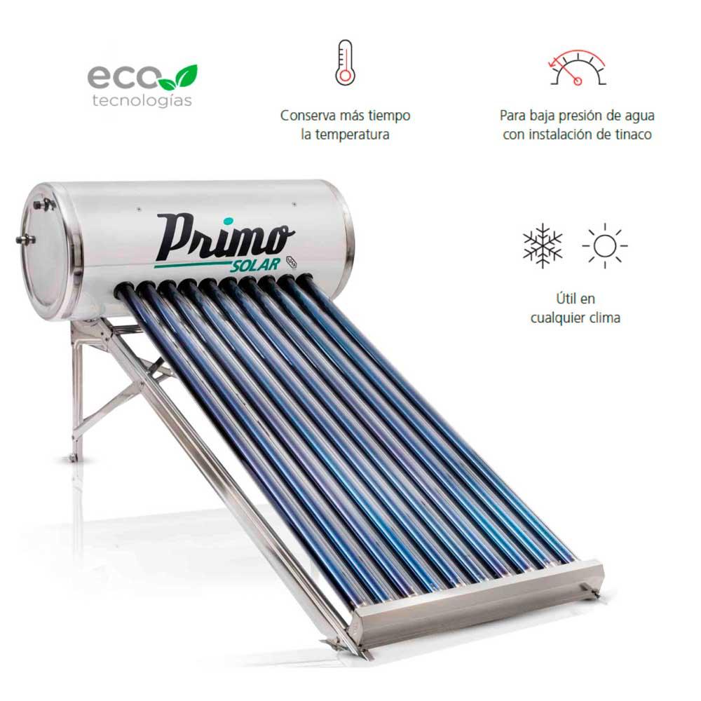 CALENTADOR SOLAR PRIMO TUBOS AL VACIO 180L 5 SERVICIOS - GRUPODONPEDRO