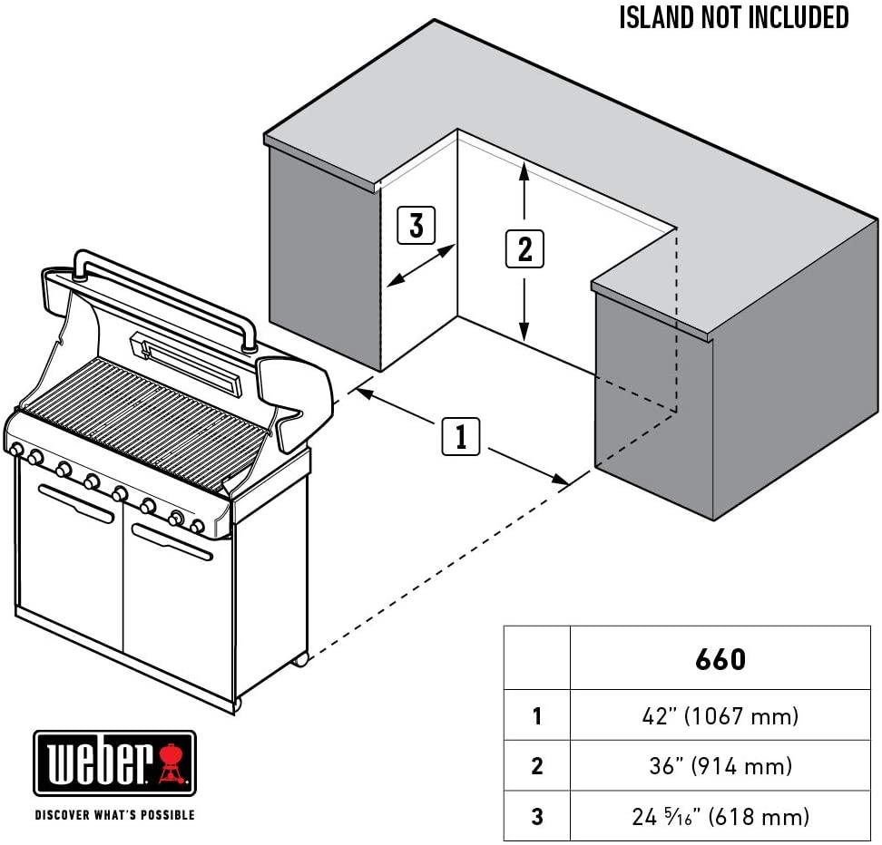ASADOR DE GAS EMPOTRABLE SUMMIT S-660 - GRUPODONPEDRO