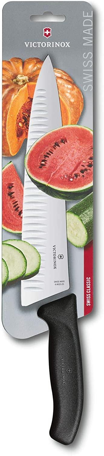 CUCHILLO PARA CHEF NEGRO 25CM VICTORINOX - GRUPODONPEDRO