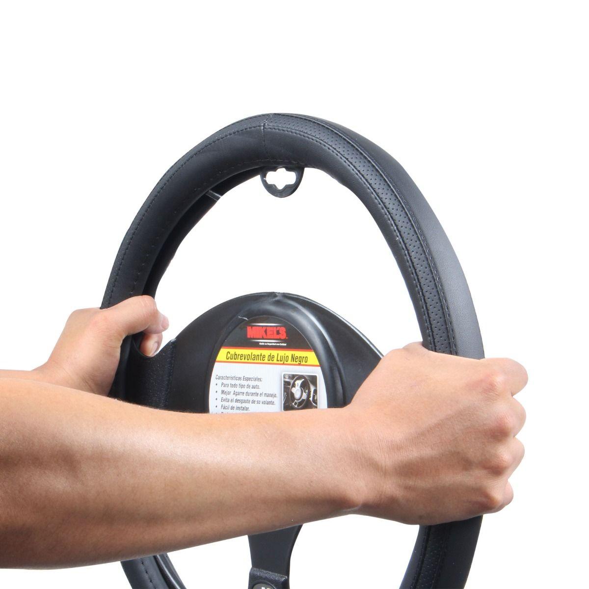 CUBREVOLANTE TIPO PIEL NEGRO MIKELS - GRUPODONPEDRO