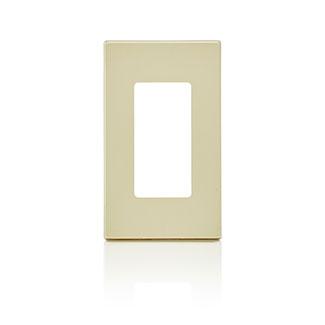 Placa decora plus 1 unididad marfil