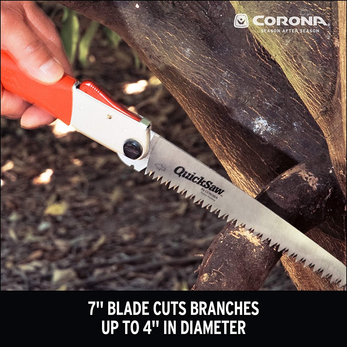 Sierra plegable de 7'' para poda Corona