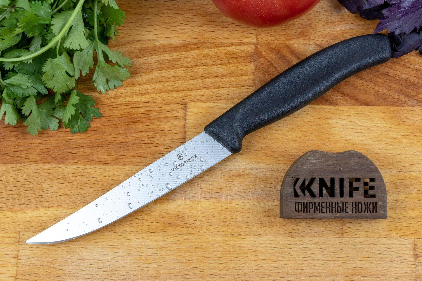 CUCHILLO PARA BISTEC CON MANGO ERGONOMICO VICTORINOX 12CM - GRUPODONPEDRO