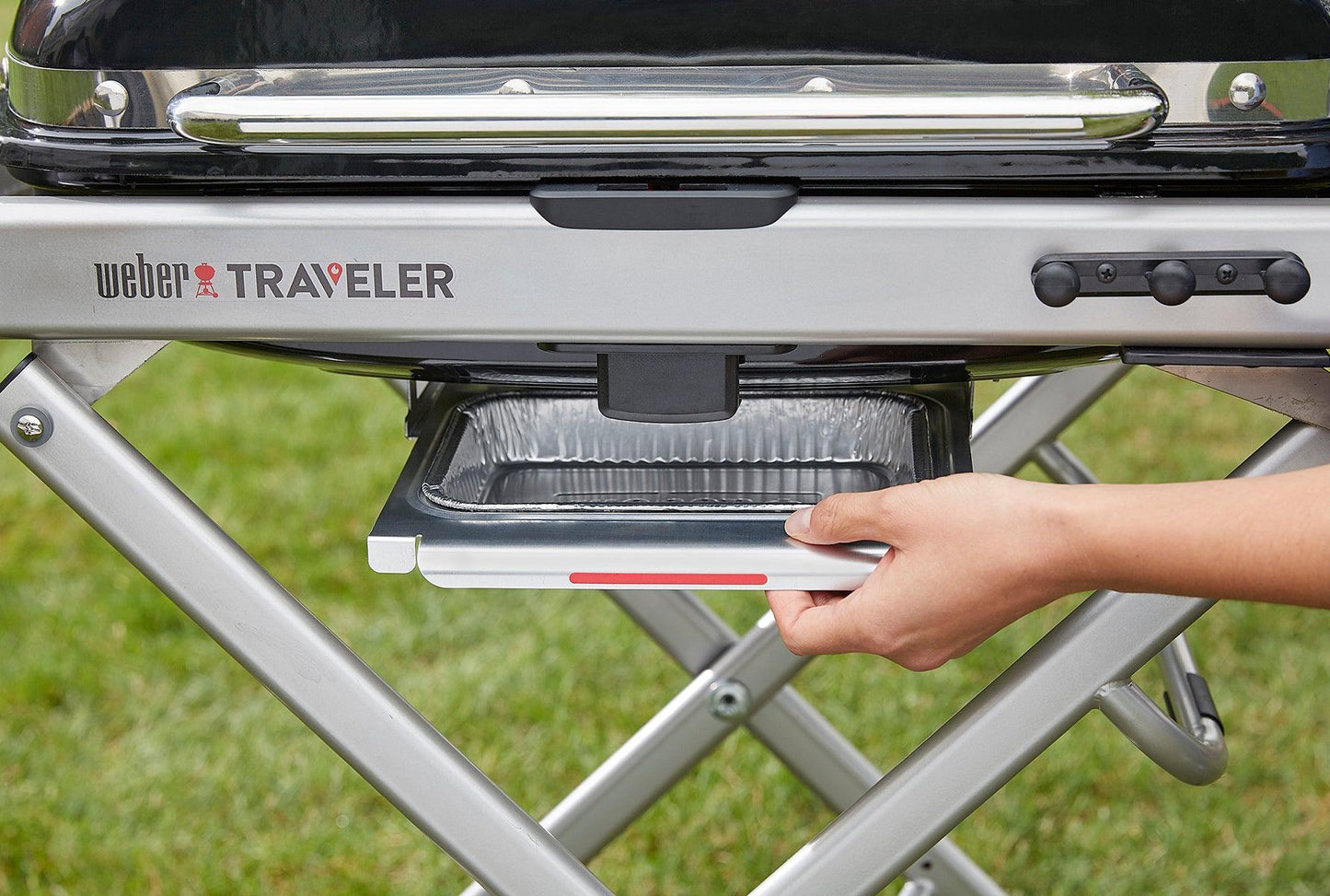 ASADOR DE GAS TRAVELER NEGRO WEBER - GRUPODONPEDRO