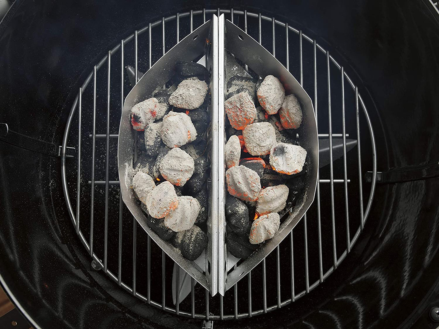 Soporte para carbon para asadores de 18'' 22'' y 26'' Weber