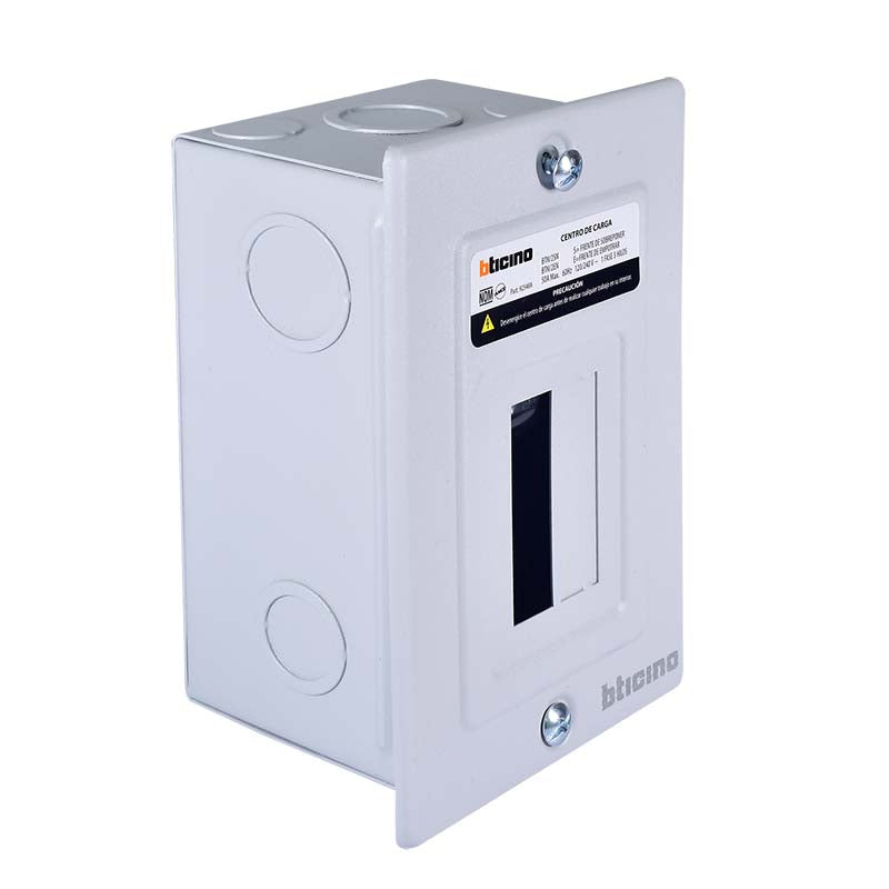 Centro de carga 2 polos 50a 1 fase 3 hilos Bticino btn/2en