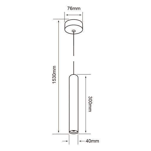 LAMPARA INTERIOR EPSILON PARA SUSPENDER BLANCO TECNOLITE - GRUPODONPEDRO