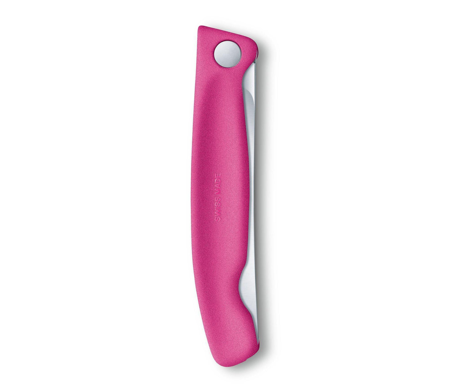 CUCHILLO PARA VERDURA PLEGABLE Y LIGERO VICTORINOX ROSA - GRUPODONPEDRO
