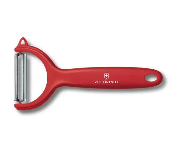 Pelador de cocina filo aserrado rojo Victorinox
