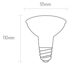 FOCO LED PAR30SMD 11W 3000K E26 - GRUPODONPEDRO