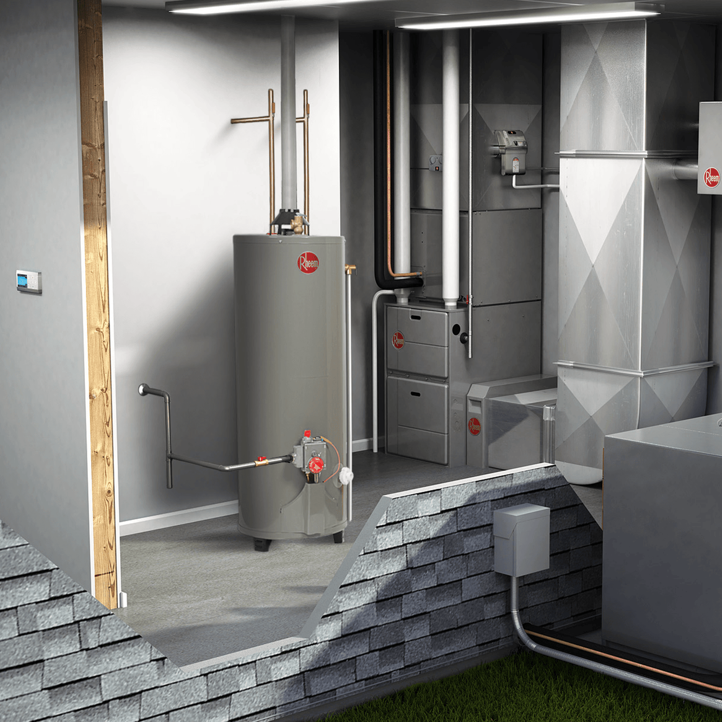 CALENTADOR DE DEPOSITO GAS LP 285LTS 8 SERVICIOS RHEEM - GRUPODONPEDRO