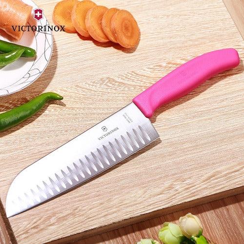 CUCHILLO SANTOKU 17CM ROSA VICTORINOX - GRUPODONPEDRO