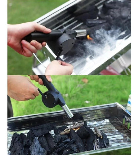 Soplador manual para carbón de acero inox Tramontina