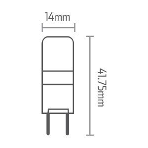 FOCO LED DIMEABLE 2W 6500K G4 - GRUPODONPEDRO