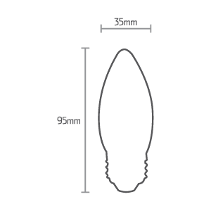 FOCO LED FLEX DIMEABLE 3W 2000K E26 - GRUPODONPEDRO