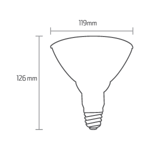 FOCO LED PAR38/65 18W 6500K E26 - GRUPODONPEDRO